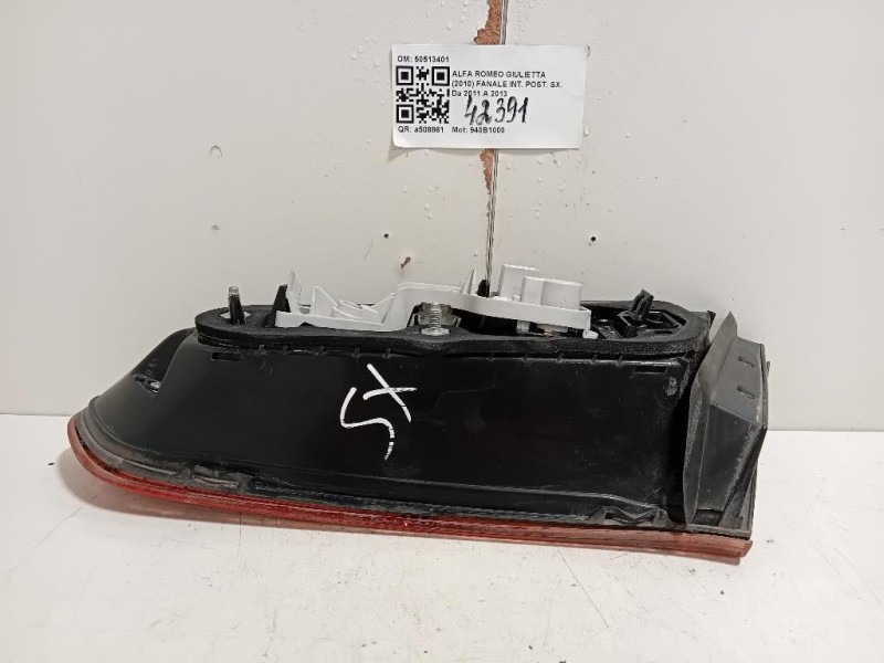 Fanale INT POST SX 50513401 Alfa Romeo Giulietta 2010