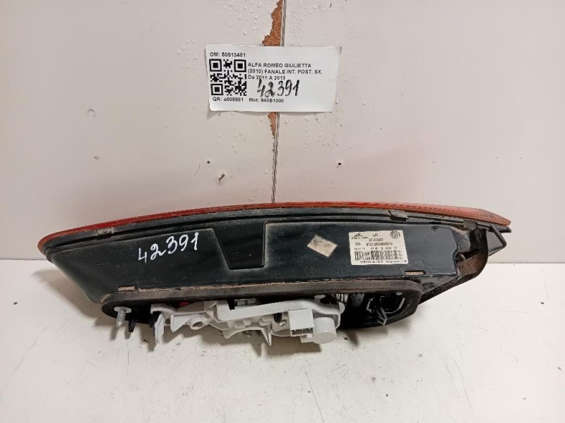 Fanale INT POST SX 50513401 Alfa Romeo Giulietta 2010