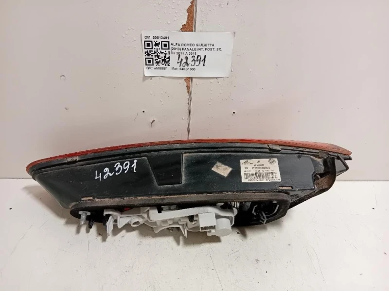 Fanale INT POST SX 50513401 Alfa Romeo Giulietta 2010