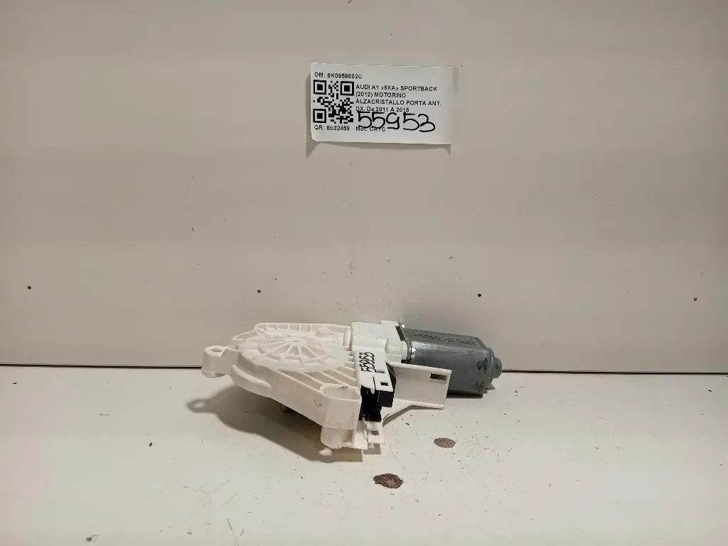 Motorino Alzacristallo Porta ANT DX 8K0959802C Audi A1 8XA Sportback 2012