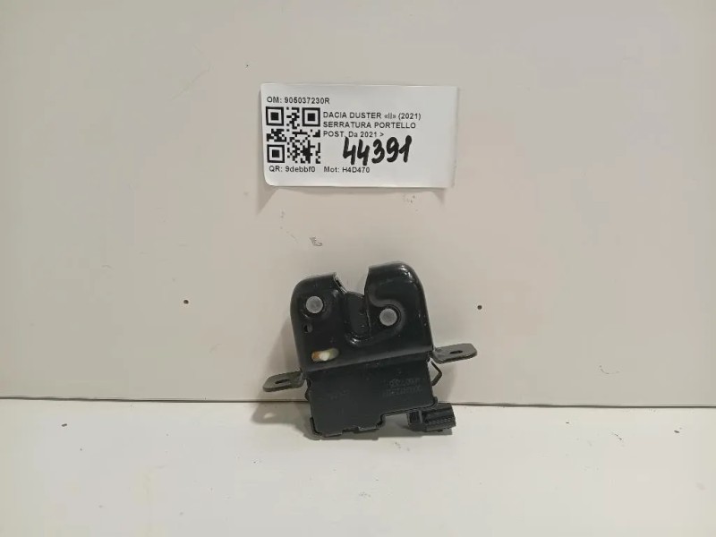 Serratura Portello POST 905037230R Dacia Duster II 2021