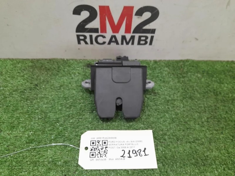 Serratura Portello POST 8M51R442A66AB Ford Focus III SW 2008