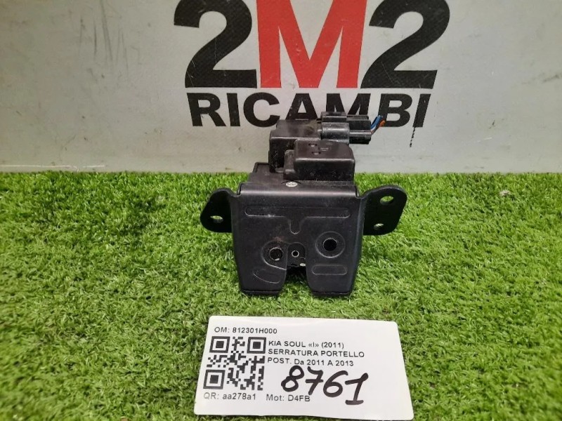 Serratura Portello POST 812301H000 Kia SOUL I 2011