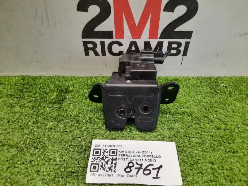 Serratura Portello POST 812301H000 Kia SOUL I 2011