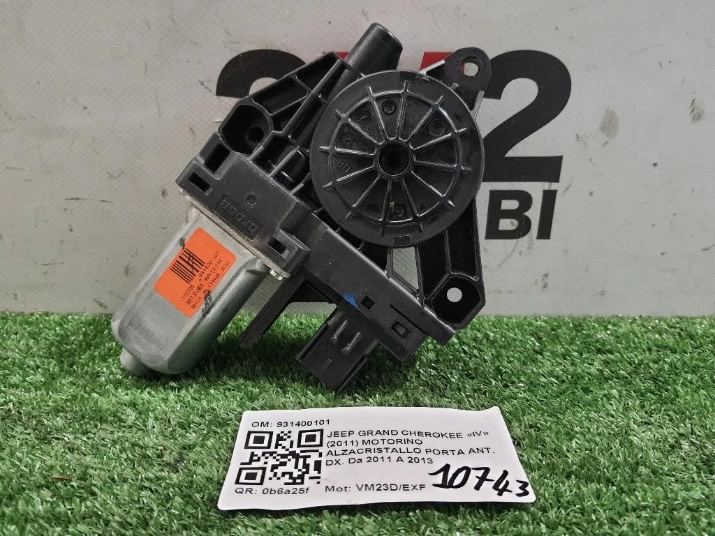 Motorino Alzacristallo Porta ANT DX 931400101 Jeep Grand Cherokee IV 2011