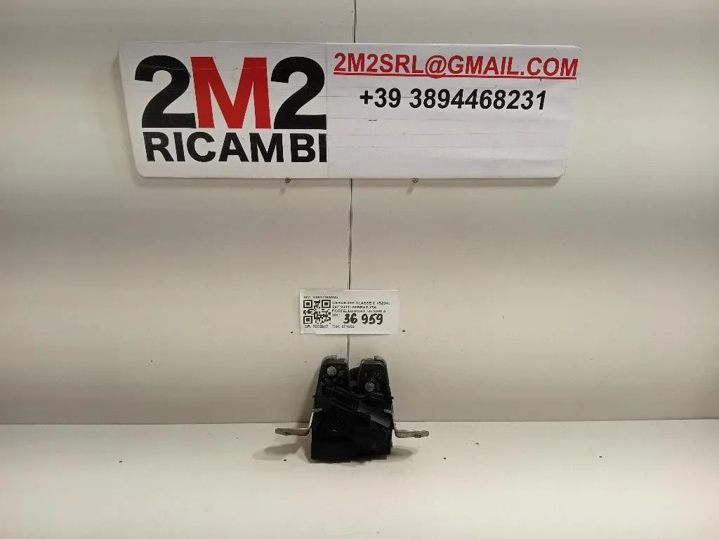 Serratura Portello POST A2047400035 Mercedes Classe C S204 SW 2011