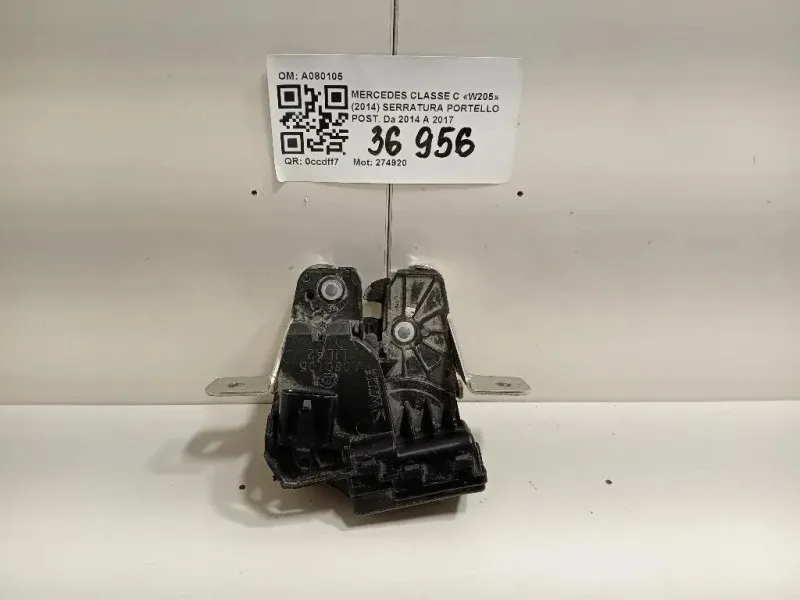 Serratura Portello POST A080105 Mercedes Classe C W205 2014