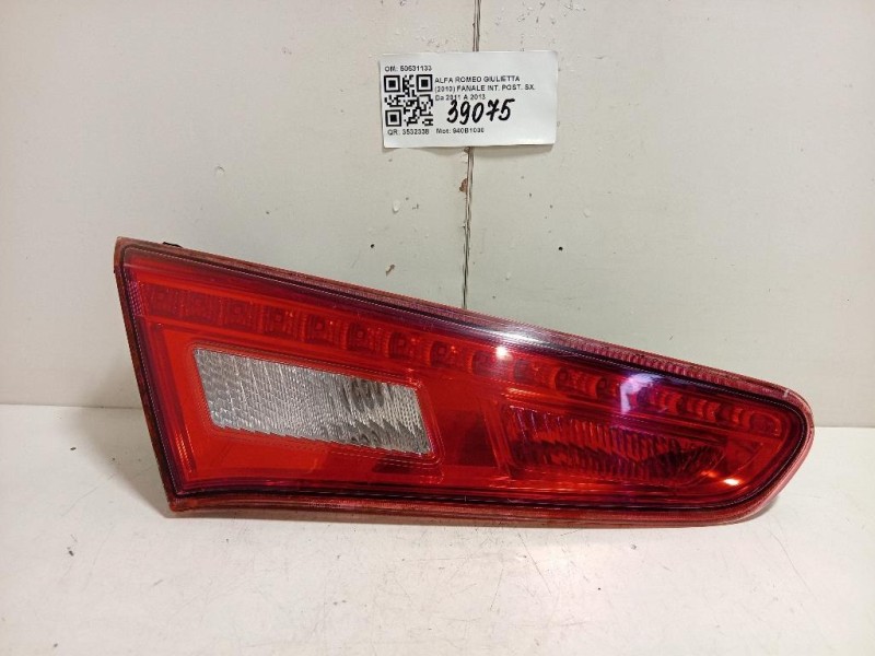 Fanale INT POST SX 50531133 Alfa Romeo Giulietta 2010