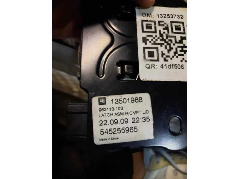 Serratura Portello POST 13501988 Opel Insignia A 2009