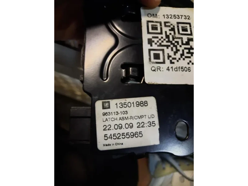 Serratura Portello POST 13501988 Opel Insignia A 2009