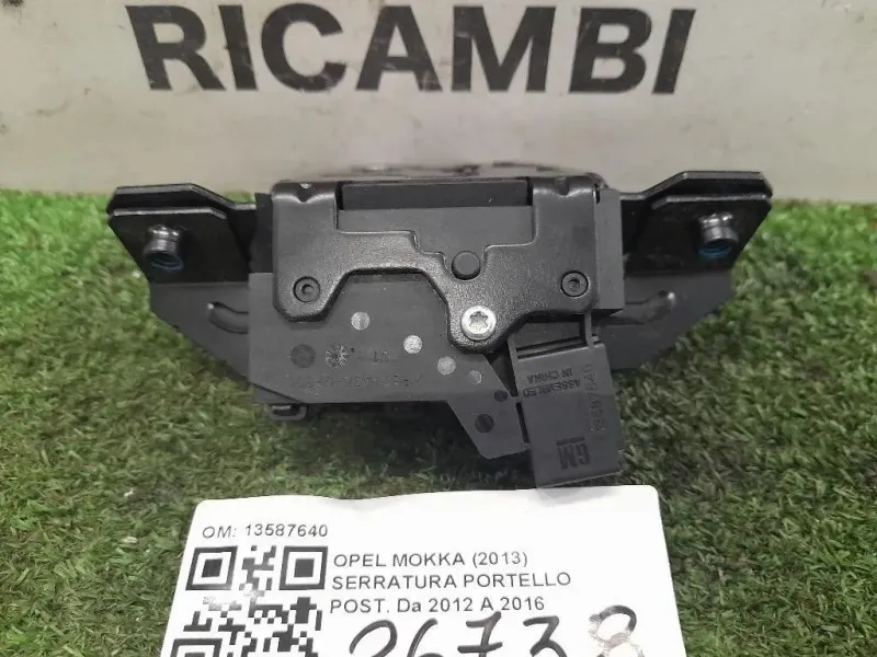 Serratura Portello POST 13587640 Opel Mokka 2013