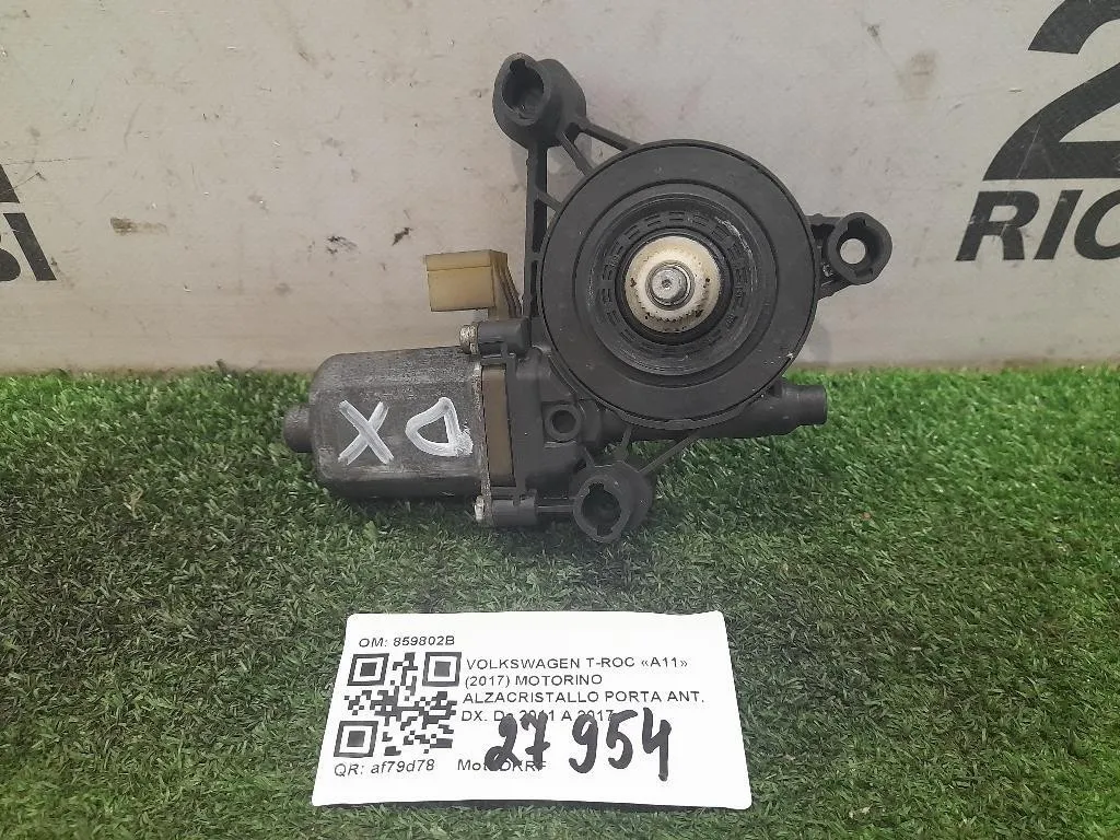 Motorino Alzacristallo Porta ANT DX 859802B Volkswagen T-roc 2017