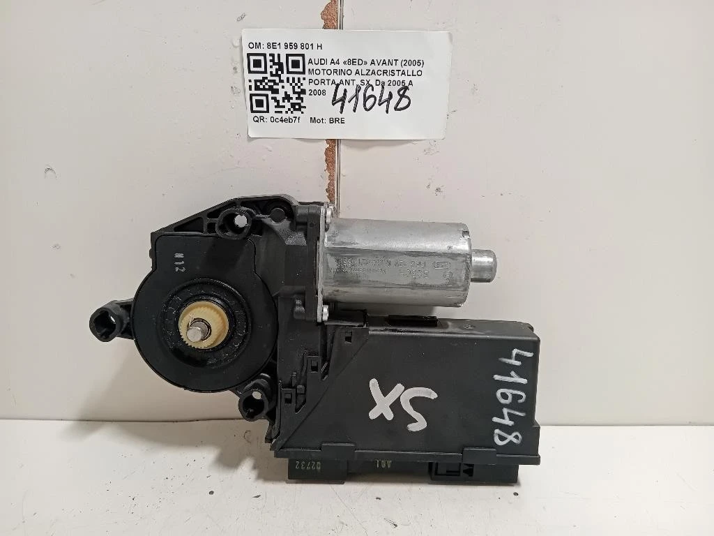 Motorino Alzacristallo Porta ANT SX 8E1 959 801 H Audi A4 8ED Avant 2005