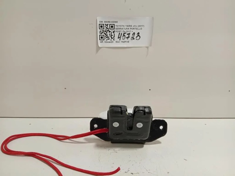 Serratura Portello POST 69350-02090 Toyota Yaris IV 2017