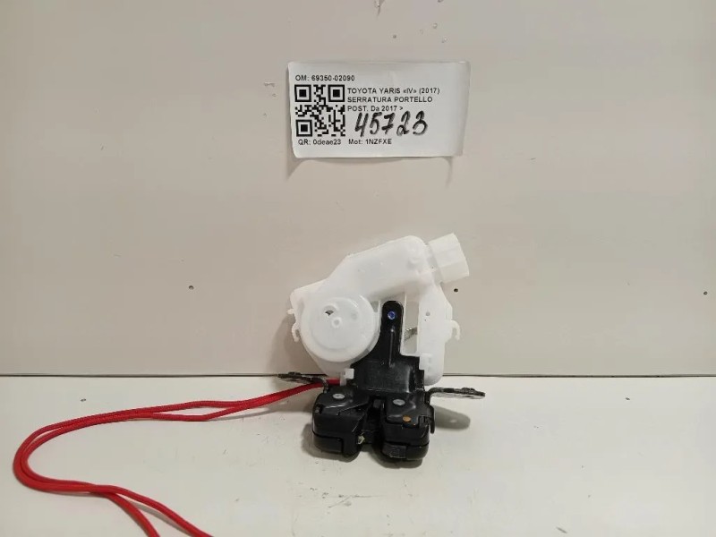 Serratura Portello POST 69350-02090 Toyota Yaris IV 2017