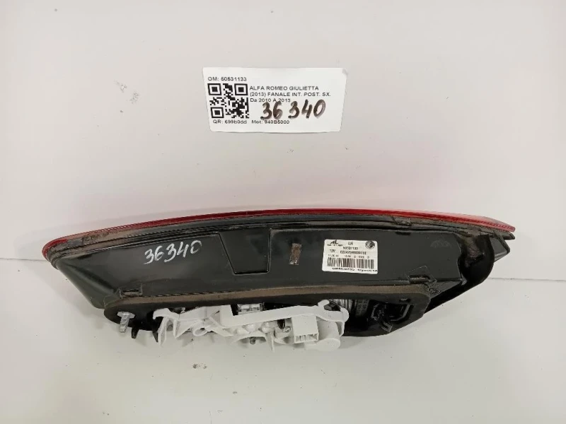 Fanale INT POST SX 50531133 Alfa Romeo Giulietta 2013