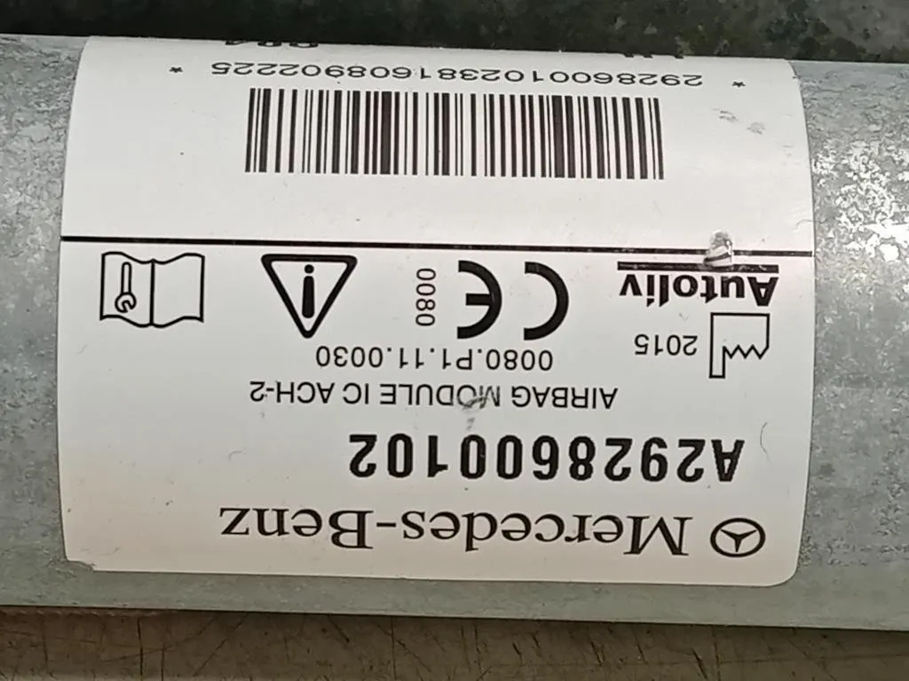 Air-bag A Tendina SX A2928600102 Mercedes Classe GLE W166 2015