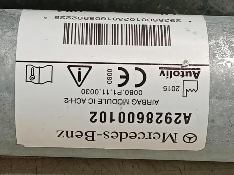 Air-bag A Tendina SX A2928600102 Mercedes Classe GLE W166 2015