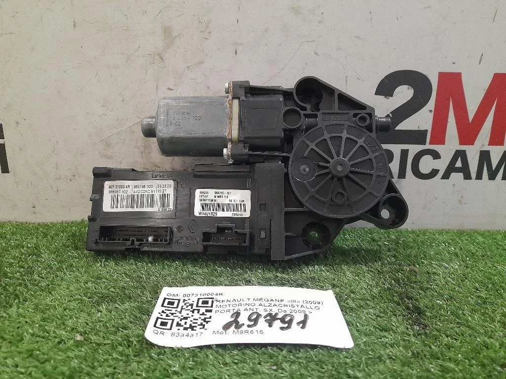 Motorino Alzacristallo Porta ANT SX 807310004R Renault Mégane III 2009