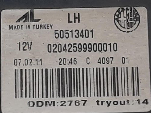 Fanale INT POST SX 50513401 Alfa Romeo Giulietta 2013