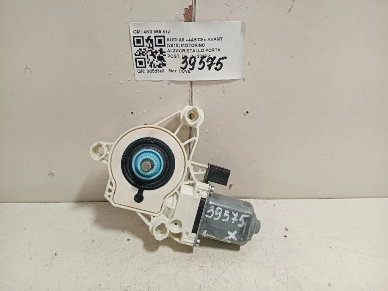 Motorino Alzacristallo Porta POST DX 4K8 959 812 Audi A6 4a5c8 Avant 2018