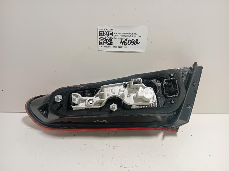 Fanale INT POST SX 50513401 Alfa Romeo Giulietta 2016