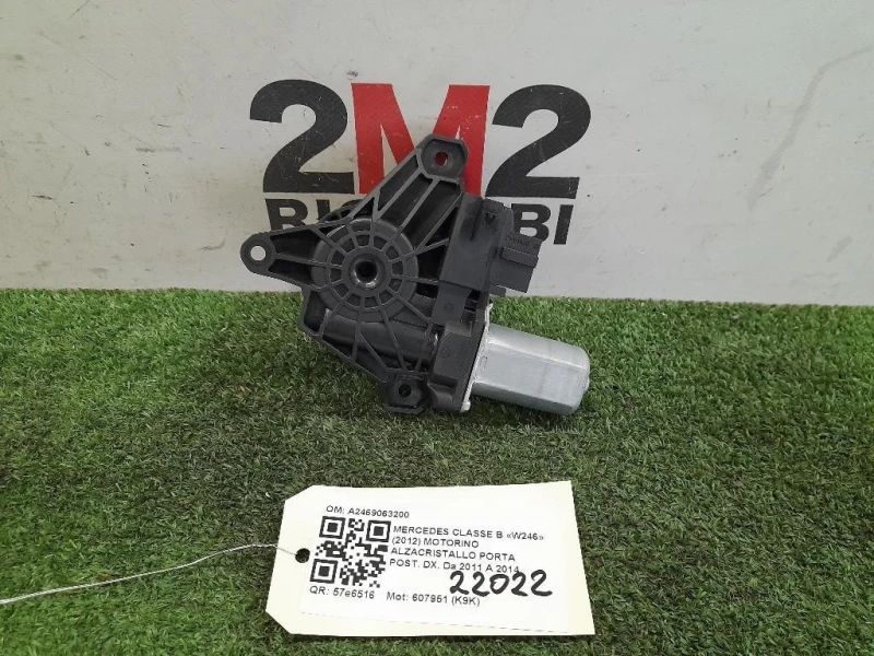 Motorino Alzacristallo Porta POST DX A2469063200 Mercedes Classe B W246 2012
