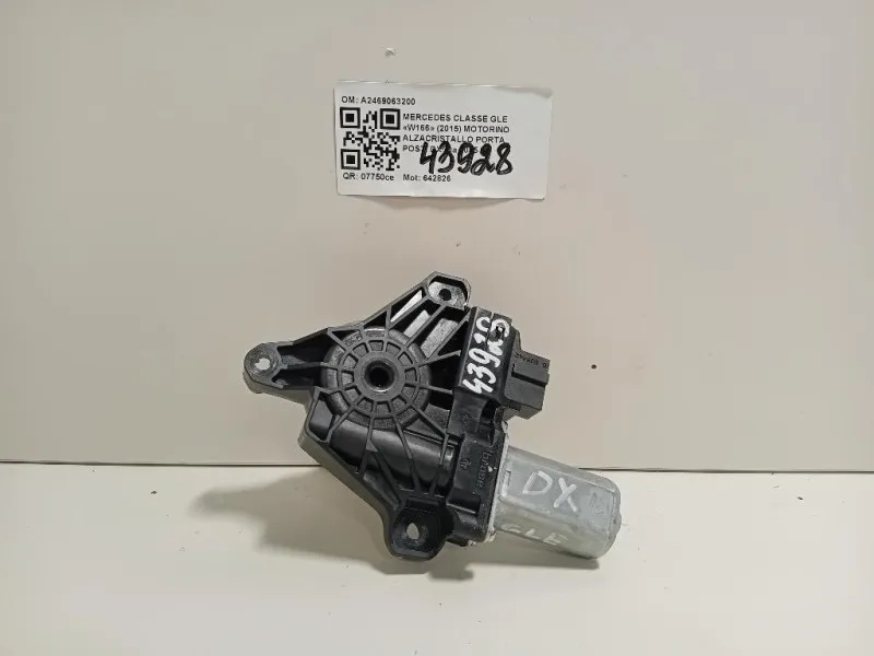 Motorino Alzacristallo Porta POST DX A2469063200 Mercedes Classe GLE W166 2015