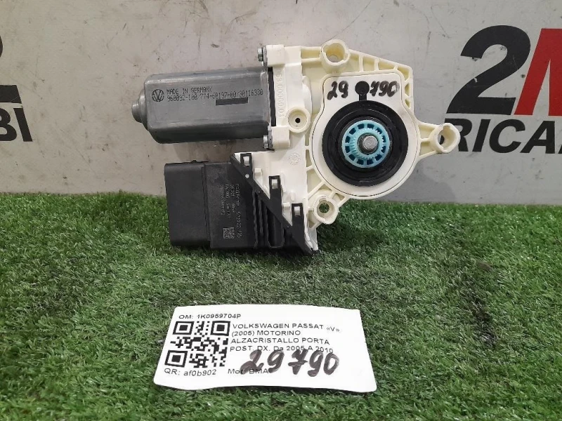 Motorino Alzacristallo Porta POST DX 1K0959704P Volkswagen Passat V 2005
