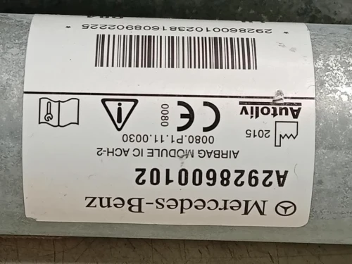 Air-bag A Tendina SX A2928600102 Mercedes Classe GLE W166 2015