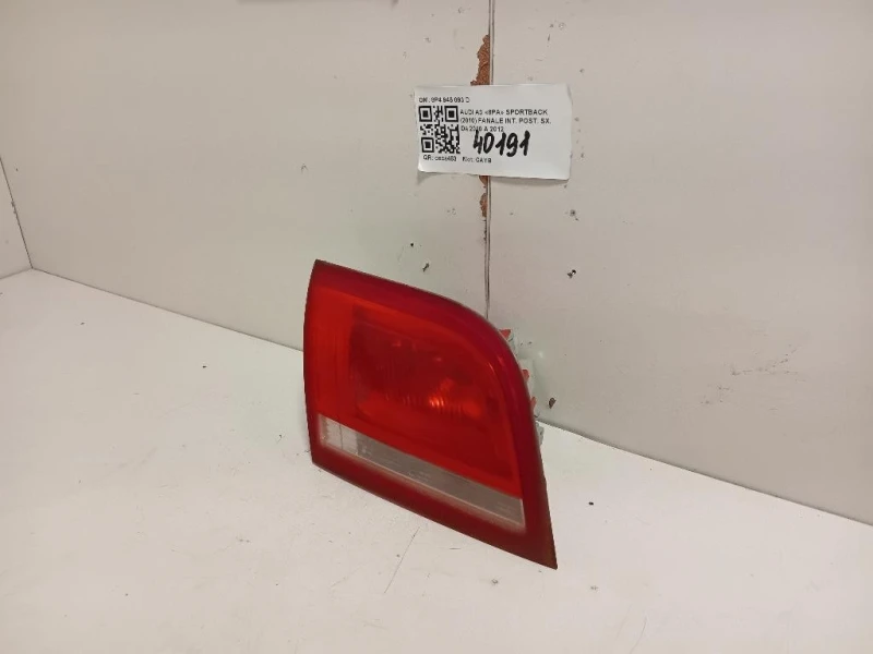 Fanale INT POST SX 8P4 945 093 D Audi A3 8PA Sportback 2010