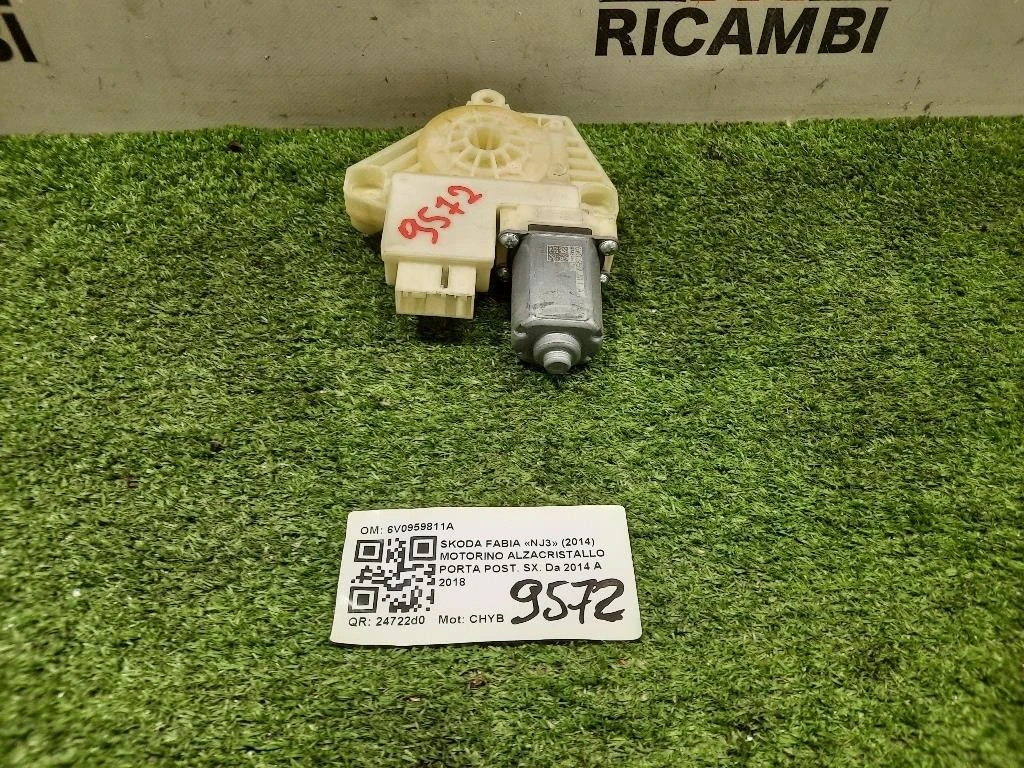Motorino Alzacristallo Porta POST SX 6V0959811A Skoda Fabia NJ3 2014