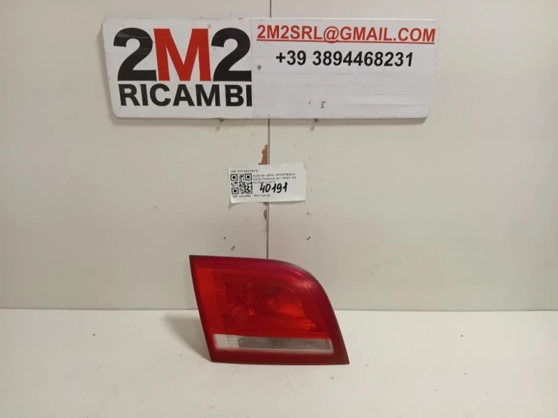 Fanale INT POST SX 8P4 945 093 D Audi A3 8PA Sportback 2010