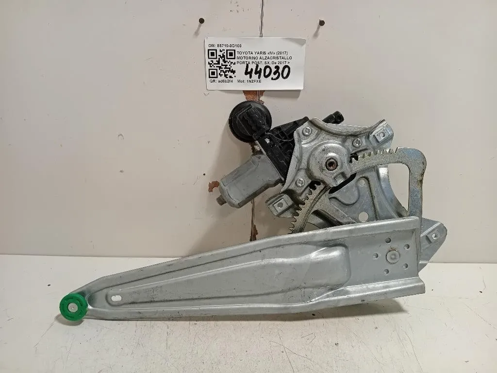 Motorino Alzacristallo Porta POST SX 85710-0D100 Toyota Yaris IV 2017