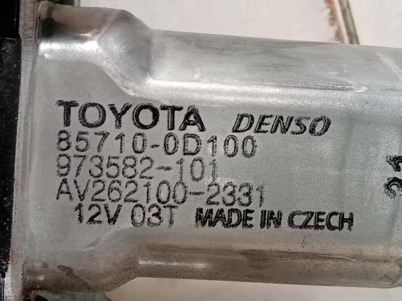 Motorino Alzacristallo Porta POST SX 85710-0D100 Toyota Yaris IV 2017