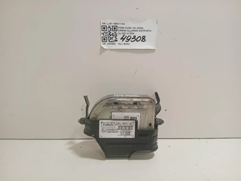 Sirena Allarme Antifurto LJ6T-19N217-AC Ford KUGA III 2020