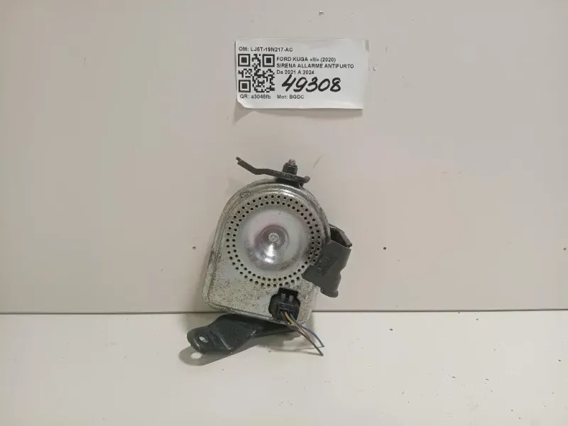 Sirena Allarme Antifurto LJ6T-19N217-AC Ford KUGA III 2020