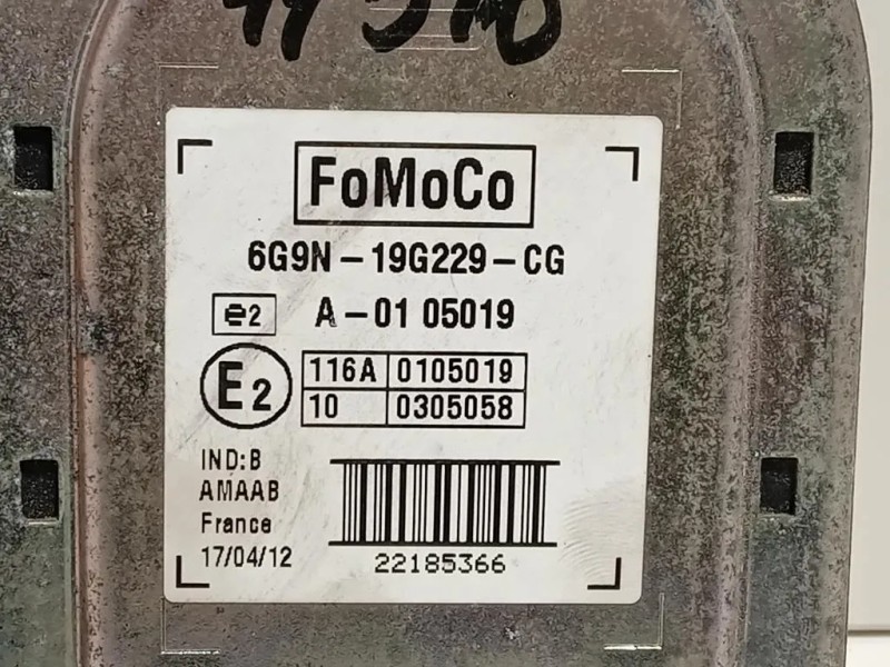 Sirena Allarme Antifurto 6G9N-19G229-CG Ford Ranger IV 2012