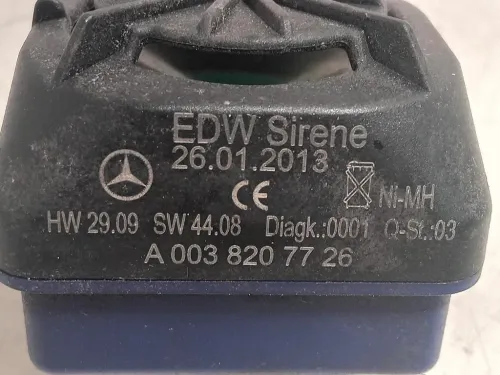 Sirena Allarme Antifurto A0038207726 Mercedes Classe E W212 2013