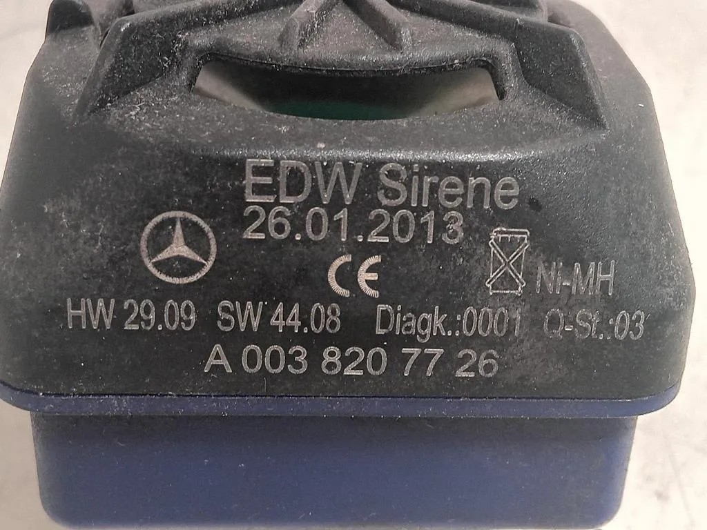Sirena Allarme Antifurto A0038207726 Mercedes Classe E W212 2013