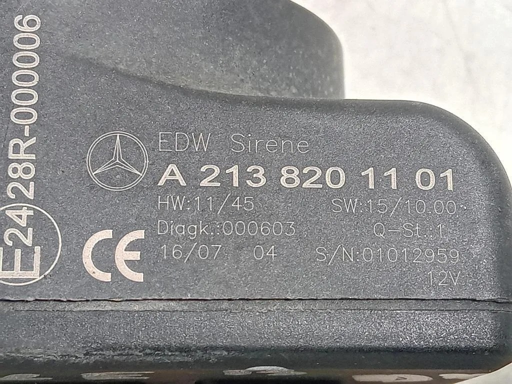 Sirena Allarme Antifurto A2138201101 Mercedes Classe GLE W166 2015