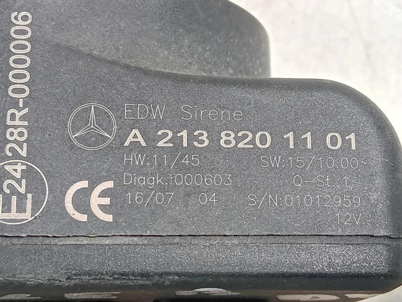 Sirena Allarme Antifurto A2138201101 Mercedes Classe GLE W166 2015