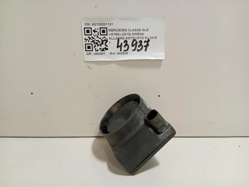 Sirena Allarme Antifurto A2138201101 Mercedes Classe GLE W166 2015