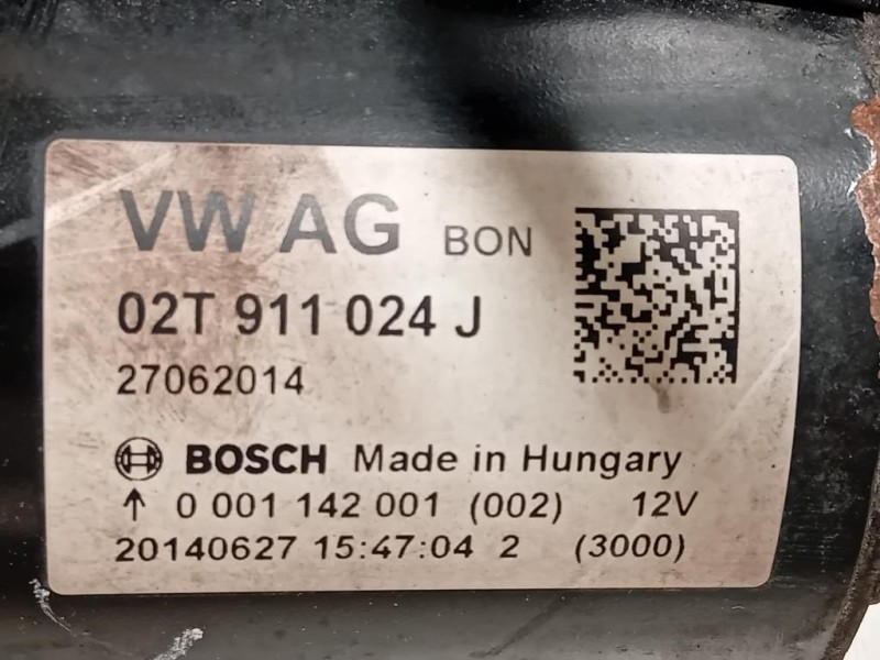 Motorino Avviamento 02T 911 024 J Audi A1 8X1 2010
