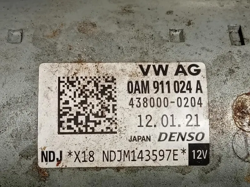 Motorino Avviamento 0AM 911 024 A Audi A1 8XA Sportback 2012