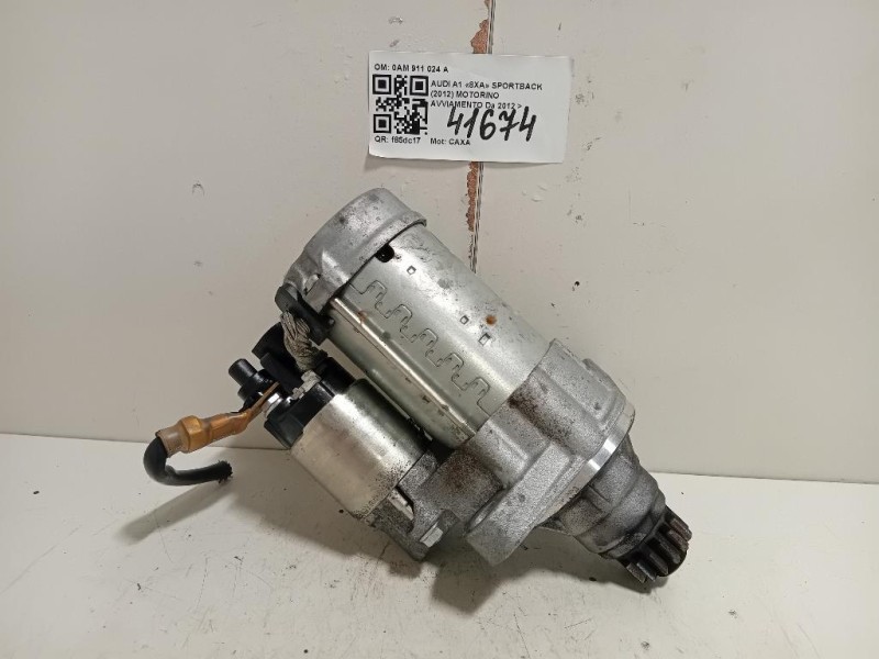Motorino Avviamento 0AM 911 024 A Audi A1 8XA Sportback 2012