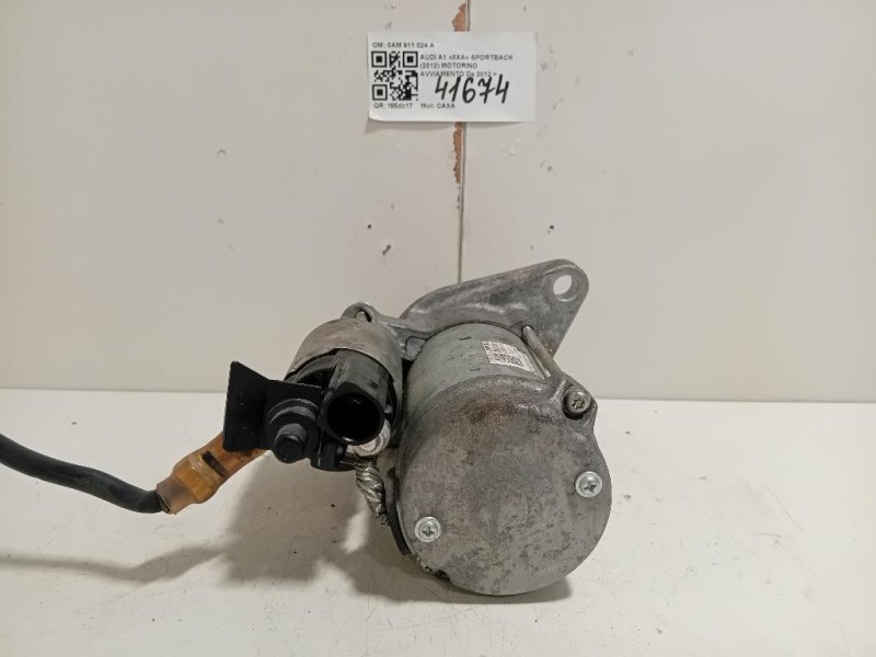 Motorino Avviamento 0AM 911 024 A Audi A1 8XA Sportback 2012