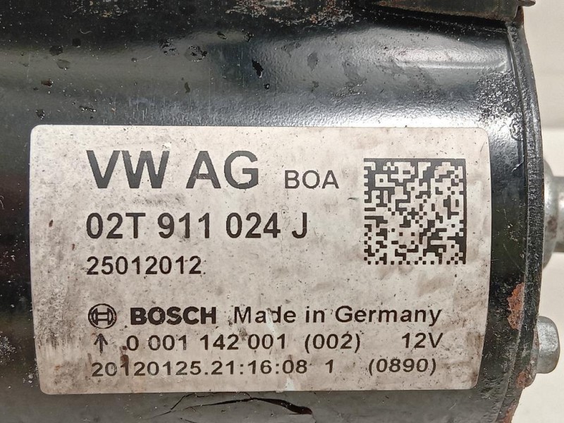 Motorino Avviamento 02T 911 024 J Audi A1 8XA Sportback 2012