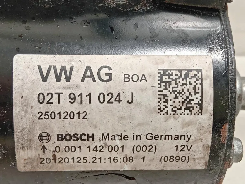 Motorino Avviamento 02T 911 024 J Audi A1 8XA Sportback 2012