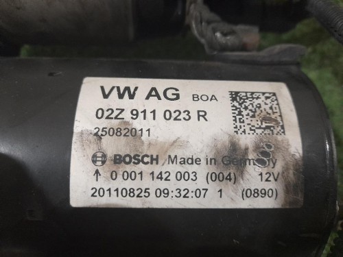 Motorino Avviamento 02Z911023R Audi A3 8P1 2004